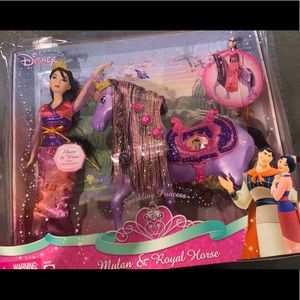 New in Box Mulan Barbie & Royal Horse